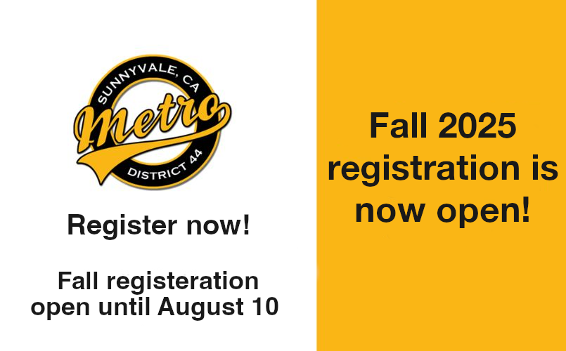 Fall 2025 Registration Open